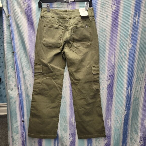 Sneak Peek Olive Green Cargo Style jeans New with tags - Picture 2 of 9
